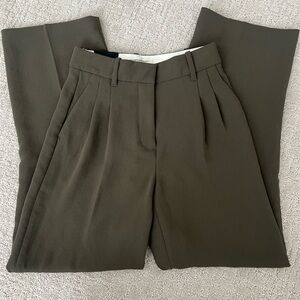 Aritzia Effortless pants Dark Olive